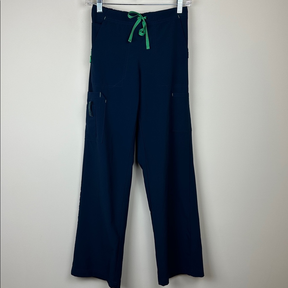 Carhartt Deep Royal Blue Boot Cut Scrub Pants Size XS